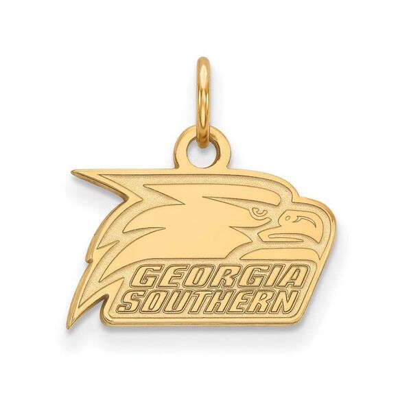 10k Yellow Gold Georgia Southern U XS (Tiny) Eagles Logo Charm